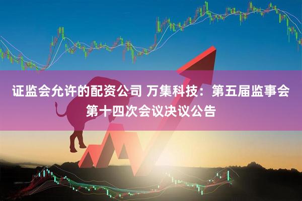 证监会允许的配资公司 万集科技：第五届监事会第十四次会议决议公告
